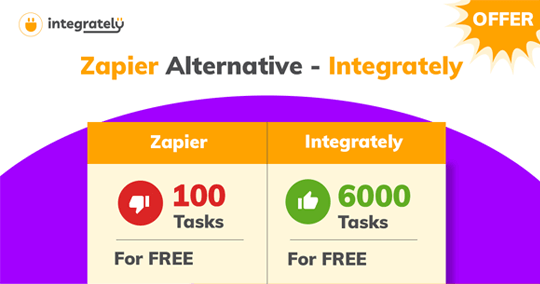 Integrately vs Zapier Free plan